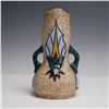 Image 2 : Amphora Czechoslovakia Campina Pottery Kingfisher Two-Handled Vase