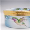 Image 2 : Moorcroft Copper Enamel Hummingbird Motif Decorative Box