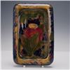 Image 1 : Moorcroft Pottery by William Moorcroft, Rectangle Tray Pomegranate on Ochre