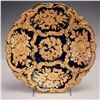 Image 1 : Meissen Porcelain Cobalt Blue and Raised Gilt Cabinet Bowl
