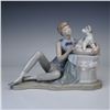 Image 1 : Nao by Lladro Porcelain Figurine, Boy Sitting with Dog