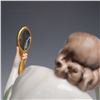 Image 3 : Herend Porcelain Figurine, Glamour Lady with Mirror 5724