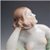 Image 4 : Herend Porcelain Figurine, Glamour Lady with Mirror 5724