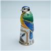 Image 2 : Royal Worcester Porcelain Candle Snuffer, Blue Tit