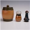 Image 1 : 5pc Doulton Stoneware Lidded Jars and Shaker