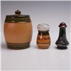 Image 2 : 5pc Doulton Stoneware Lidded Jars and Shaker