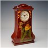Image 1 : Royal Doulton Kingsware Mantel Clock, The Alchemist