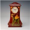 Image 2 : Royal Doulton Kingsware Mantel Clock, The Alchemist
