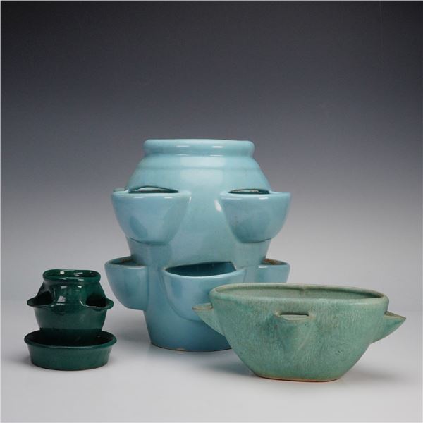 3pc Georgia Art Pottery and Other Planters