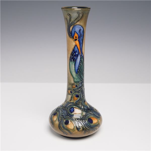 Moorcroft Pottery by Rachel Bishop Vase, Phoenix Bird