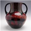 Image 2 : Moorcroft Pottery Double-Handle Flambe Vase, Claremont