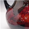 Image 4 : Moorcroft Pottery Double-Handle Flambe Vase, Claremont