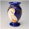 Image 1 : Moorcroft Pottery Miniature Vase, Night Owl by Kerry Goodwin