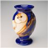 Image 2 : Moorcroft Pottery Miniature Vase, Night Owl by Kerry Goodwin