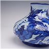 Image 3 : Moorcroft Pottery Vase, Blue on Blue Peony by Philip Gibson