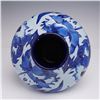 Image 6 : Moorcroft Pottery Vase, Blue on Blue Peony by Philip Gibson