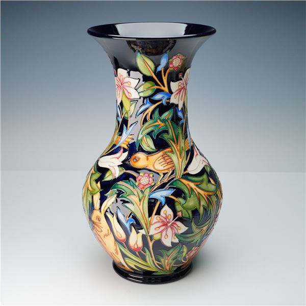 Moorcroft Pottery Vase, The Woodland Road