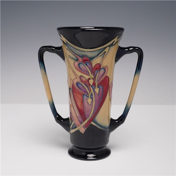 Moorcroft Pottery by Kerry Goodwin Double-Handle Vase, Bleeding Heart