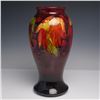Image 3 : Moorcroft Pottery Large Flambe Vase, Leaves and Berries