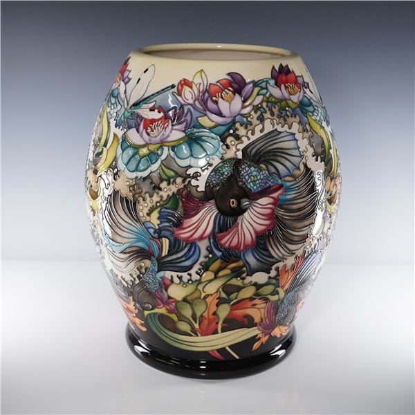 Moorcroft Pottery Trial Vase, Catch Me If You Can