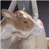 Image 3 : Lladro Porcelain Figurine, Girl with Calf 1004513