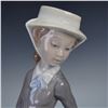 Image 2 : Lladro Porcelain Figurine, Young Lady in Trouble, Item #01004912