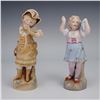 Image 3 : 5pc Ceramic European Art Figurines and Toothpick Holders