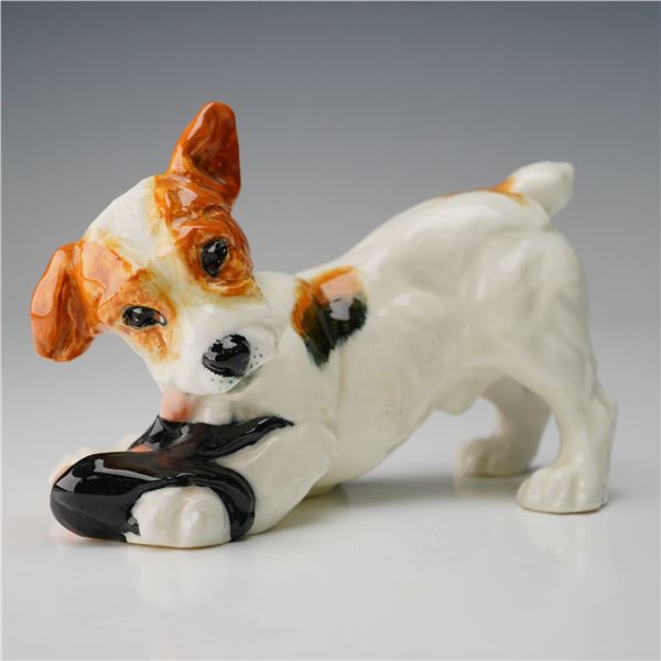 Royal Doulton Rare Dog with Doll Prototype Figurine, Withdrawn Design