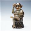 Image 1 : Royal Doulton Prototype of a Seated Monkey with Cigar Figurine