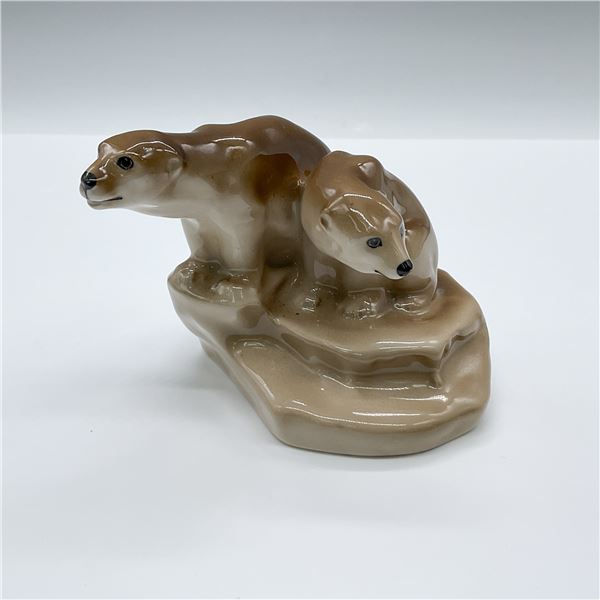 Royal Doulton Colorway Figurine, Polar Bears On Ice Floe