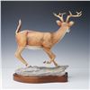 Image 3 : Boehm Porcelain White Tailed Buck Sculpture, Limited Issue + Base