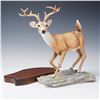 Image 7 : Boehm Porcelain White Tailed Buck Sculpture, Limited Issue + Base
