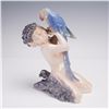 Image 1 : Royal Copenhagen Porcelain Figurine, Faun with Parrot 752