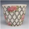 Image 2 : Weller Pottery Jardiniere with Floral Trellis Design
