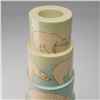 Image 2 : Dennis Chinaworks Pottery by Sally Tuffin Candlestick, Polar Bear on Blue