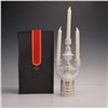 Image 8 : Rosenthal Bjorn Wiinblad Three Candle Porcelain Candelabra with Candles