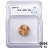 2010-D Union Shield Lincoln Cent ICG MS67 RD