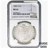 Image 1 : 1880-O Morgan Silver Dollar NGC MS62