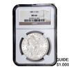 Image 1 : 1881-S Morgan Silver Dollar NGC MS66