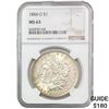 1884-O Morgan Silver Dollar NGC MS63