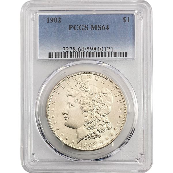 1902 Morgan Silver Dollar PCGS MS64