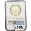 Image 2 : 1954-S Franklin Half Dollar NGC MS65