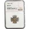 Image 1 : 1946-S Roosevelt Dime NGC MS67+