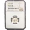 Image 1 : 1942 Mercury Silver Dime NGC MS65 FB