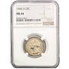 Image 1 : 1960-D Washington Silver Quarter NGC MS66