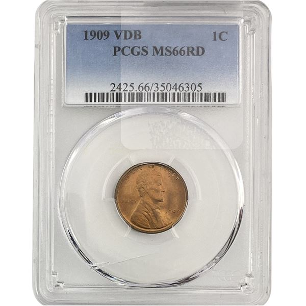 1909 Wheat Cent PCGS MA66 RD