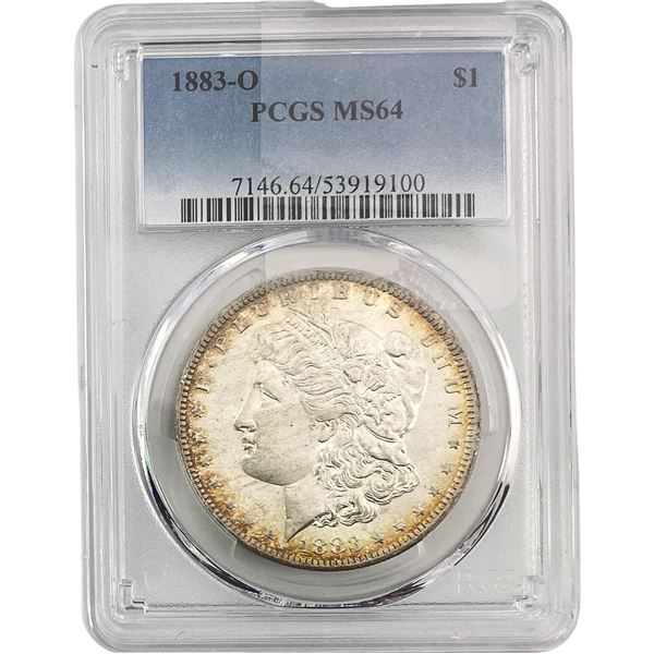 1883-O Morgan Silver Dollar PCGS MS64