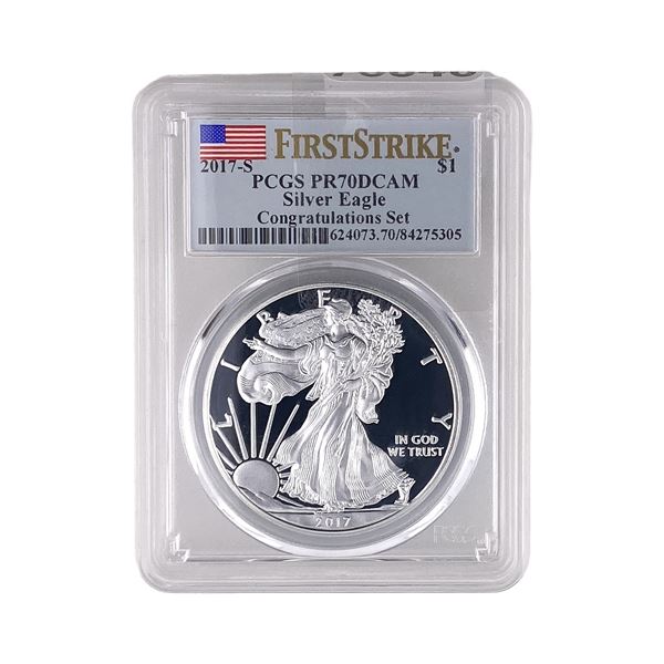 2017-S Silver Eagle PCGS PR70 DCAM