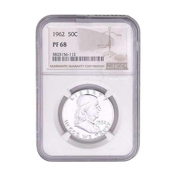 1962 Franklin Half Dollar NGC PF68