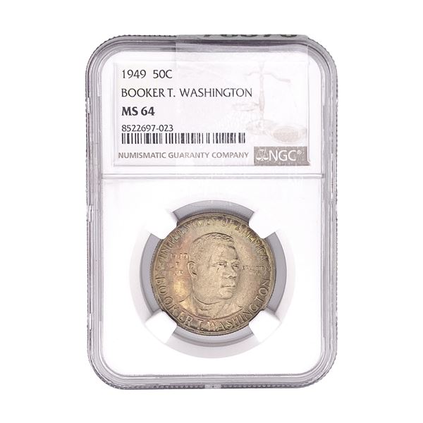 1949 Booker T Half Dollar NGC MS64